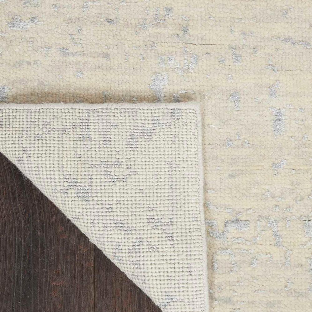 Nourison Luna 2&#39; x 3&#39; Ivory, Silver and Blue Area Rug, , large
