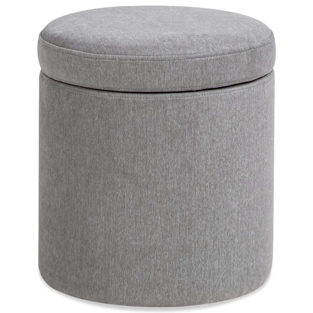 Jennifer Taylor Home Brandy Ottoman with Storage in Uptown Gray, , large