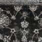 Amer Rugs Alexandria 6"7" Round Black and Ivory Area Rug, , large