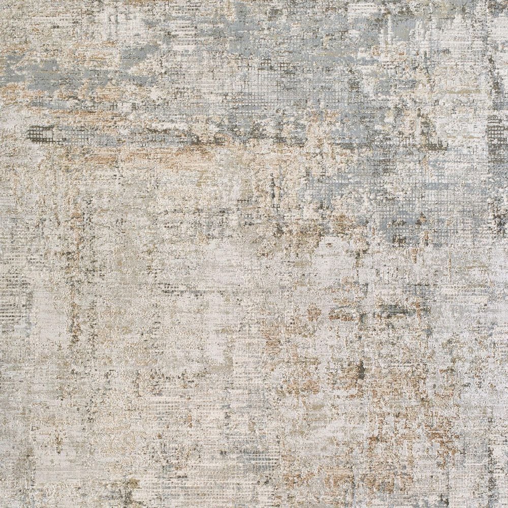 Surya Brunswick Light Gray, Cream, Charcoal, Light Brown, Medium Brown and Mustard 2' x 2'11" Area Rug, , large