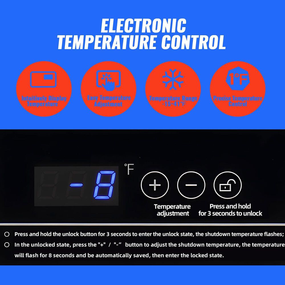 HOMLUX 5 Cu. Ft. Deep Chest Freezer with Removable Basket in Black, , large