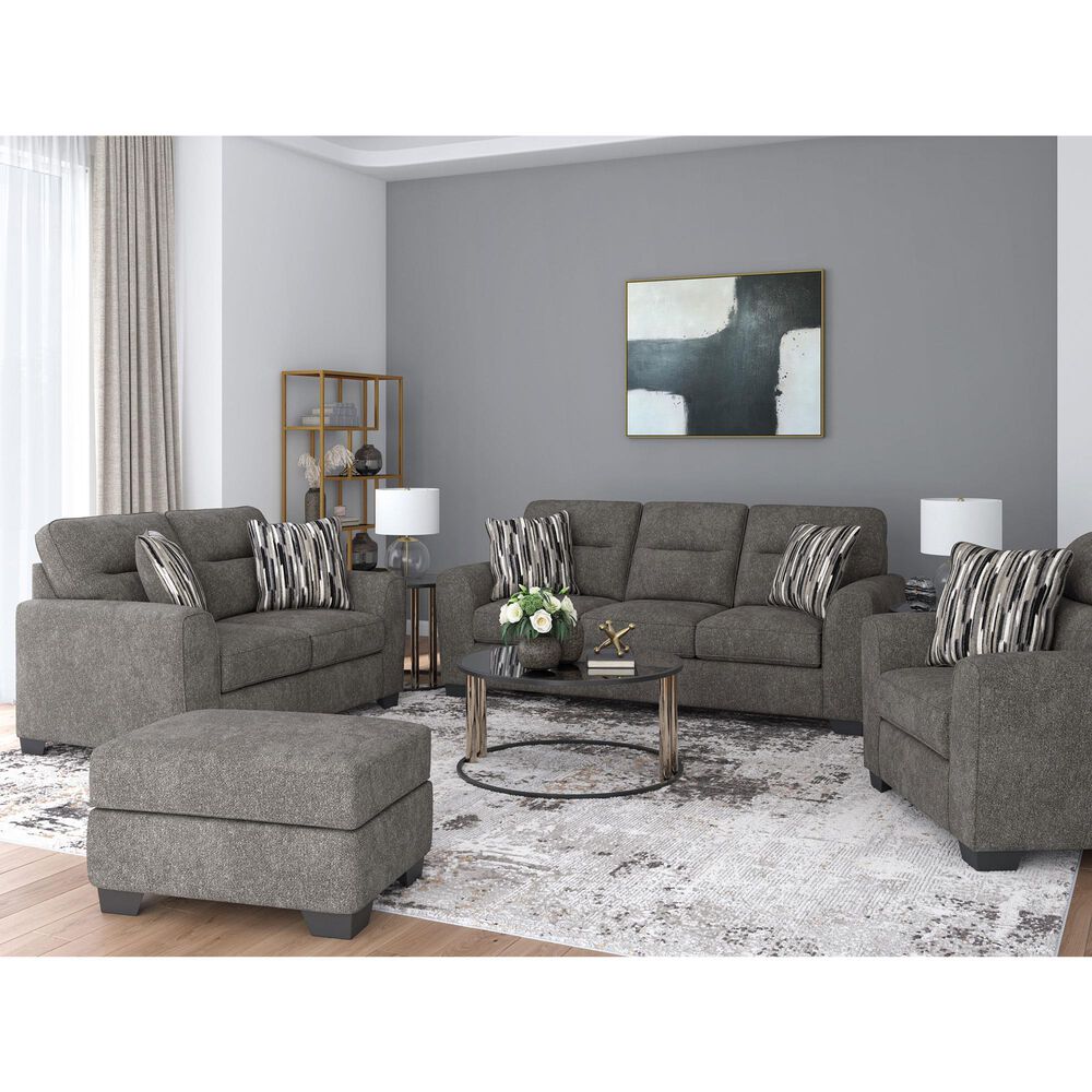 Ashley Olten Rectangular Ottoman in Graphite, , large