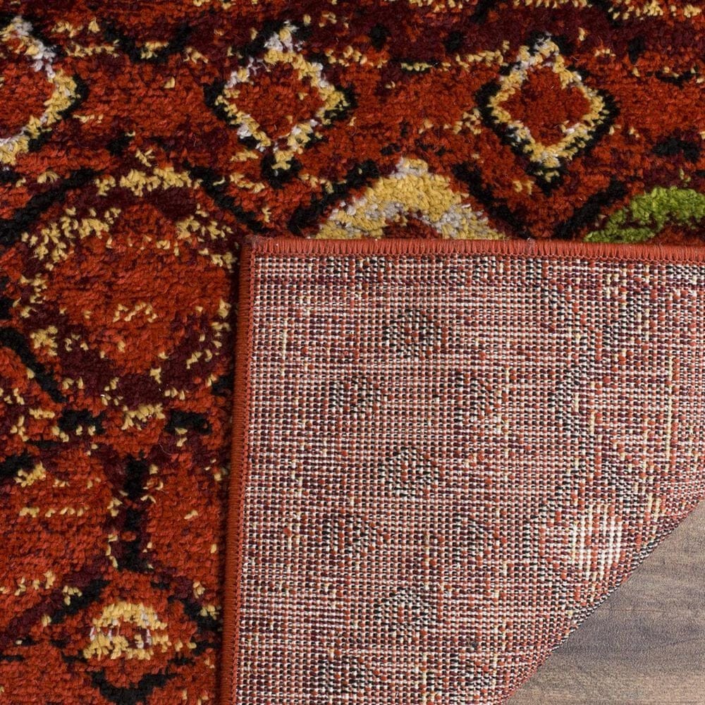 Safavieh Amsterdam AMS108D-28 2&#39;3&quot; x 8&#39; Terracotta/Multi Runner, , large