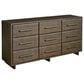 Furniture Worldwide Modern 9-Drawer Dresser Only in Sable, , large