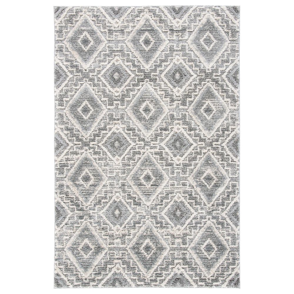 Safavieh Martha Stewart Lucia Shag MSR0781H 4" x 6" Dark Grey and Light Grey Area Rug, , large