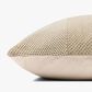 Loloi 22" Square Throw Pillow in Ivory and Beige, , large