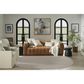 Nourison Courtyard Ivory and Silver 6" x 9" Oval Indoor/Outdoor Area Rug, , large