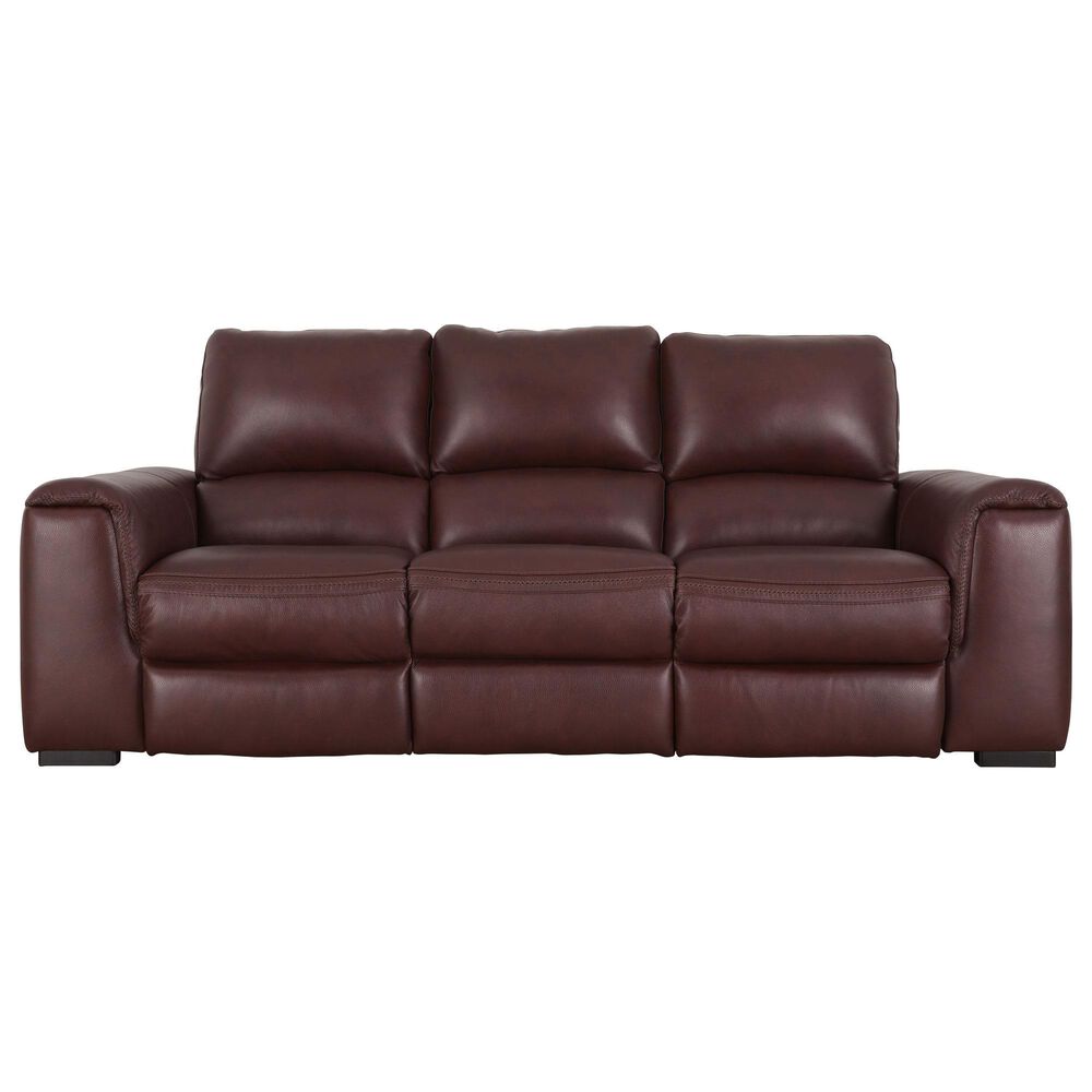 Ashley Alessandro Power Reclining Sofa in Garnet, , large