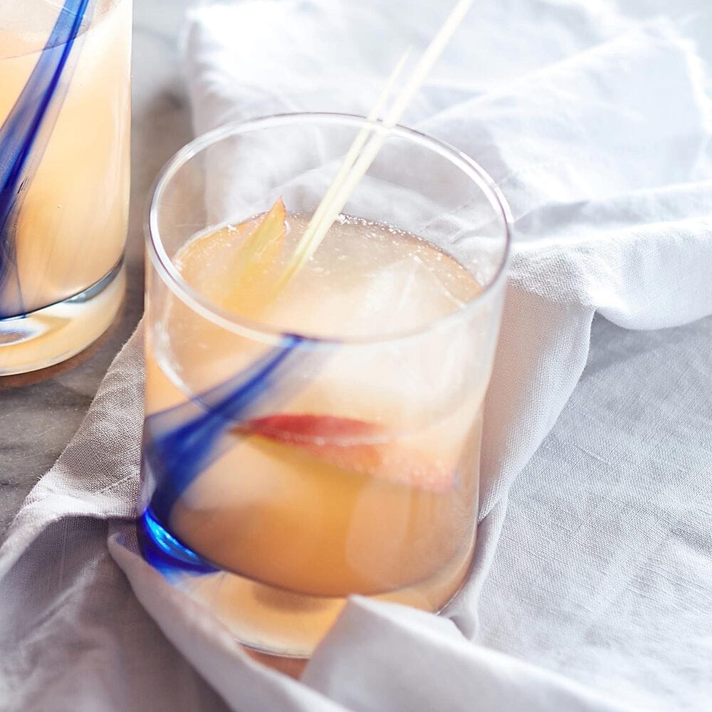 Libbey Glass Blue Ribbon 13-Oz Double Old Fashioned Glassware Set in Clear (Set of 4), , large