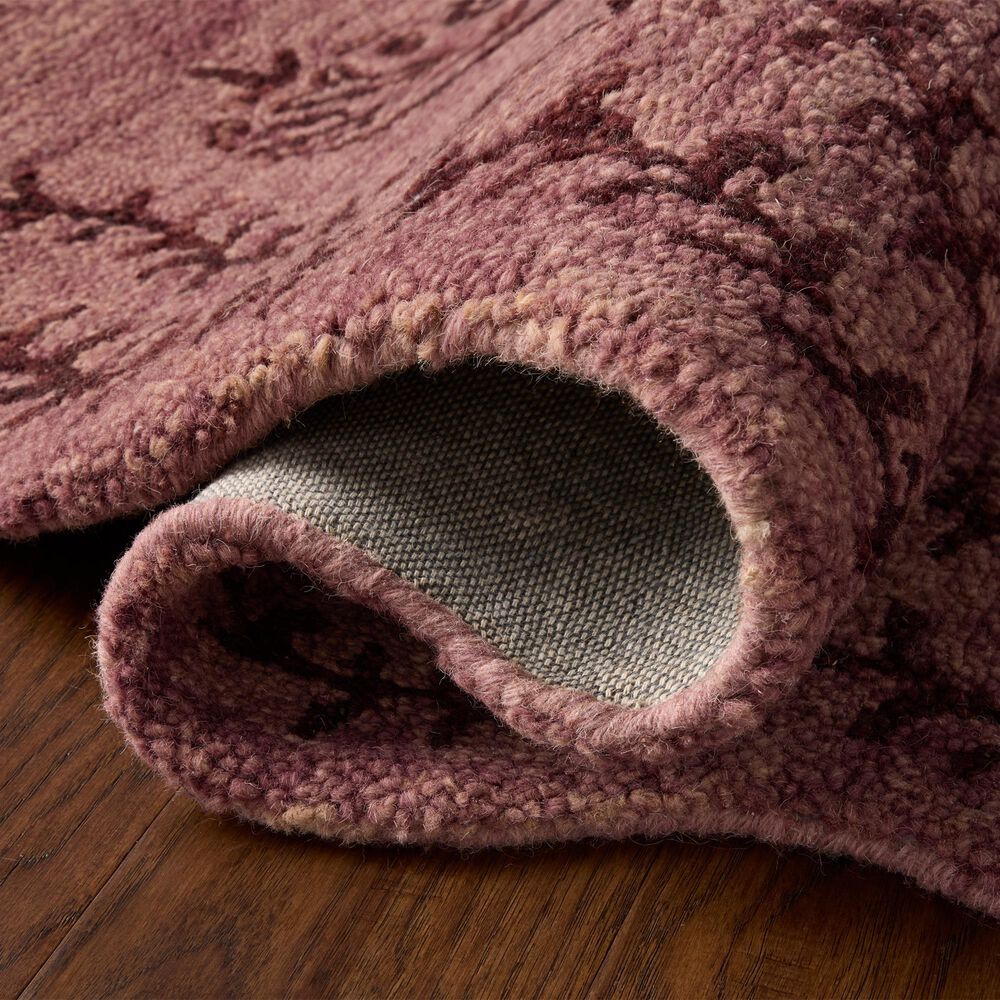 Loloi Lisette Plum and Dark Plum 7'9" x 9'9" Area Rug, , large