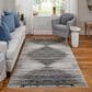 Feizy Micah 39LRF 8" x 10" Black and Silver Area Rug, , large