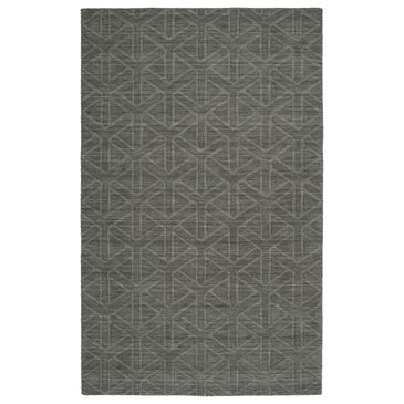 Kaleen Rugs Imprints Modern 2" x 3" Charcoal Area Rug, , large