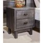 Signature Design by Ashley Toretto 2-Drawer Nightstand in Charcoal, , large