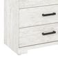 Ashley Shawburn 6-Drawer Dresser in Whitewash and Charcoal Gray, , large