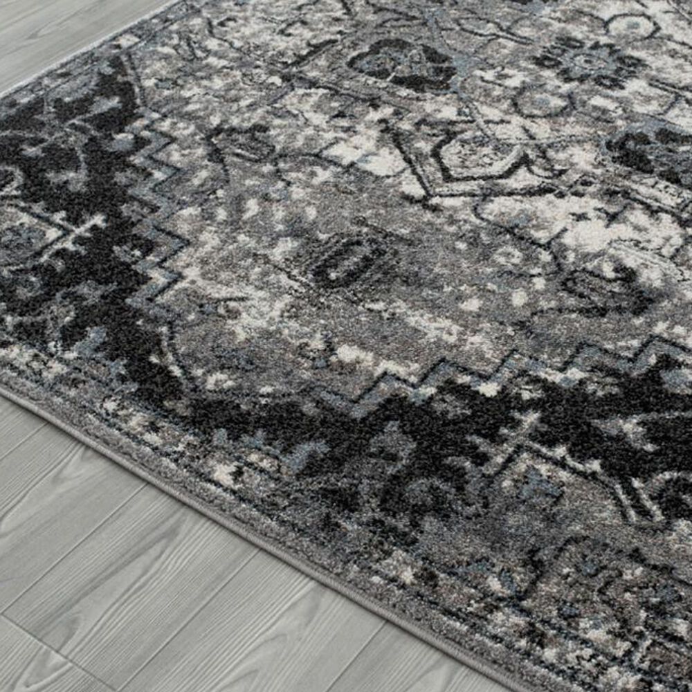 Amer Rugs Alexandria 2&#39; x 3&#39; Ivory and Gray Area Rug, , large