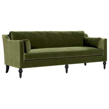 Jennifer Taylor Home Josephine 84.5" Upholstered Modern Sofa in Olive Green Velvet, , large