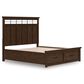 Ashley Taffenbrook King Storage Bed in Medium Brown, , large