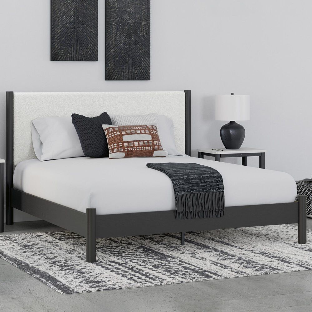 Ashley Cadmori King Platform Bed in Black, , large