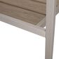 Hearth and Haven Outdoor Dining Chair with Faux Wood Seat in Natural and Silver (Set of 2), , large
