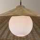 Troy Lighting Devlin 44" 1-Light Exterior Pendant in Bronze, , large
