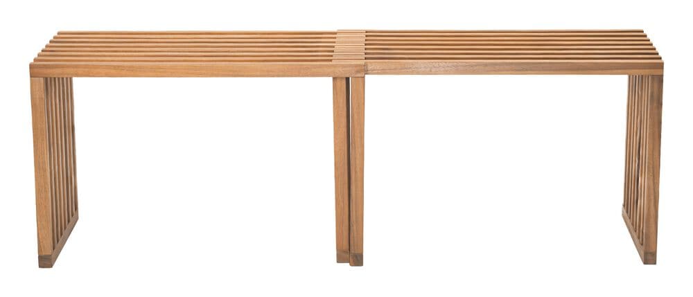 Zuo Modern Riviera Patio Extendable Bench in Natural, , large