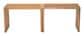 Zuo Modern Riviera Patio Extendable Bench in Natural, , large
