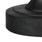 Hearth and Haven Outdoor Round Side Table with Sculpted Pedestal Base in Black, , large