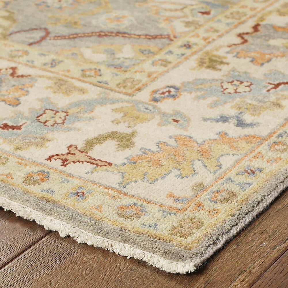 Oriental Weavers Palace Grey and Beige 10&#39; x 14&#39; Area Rug, , large
