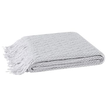 Pem America Woven Throw in Cool Grey, , large