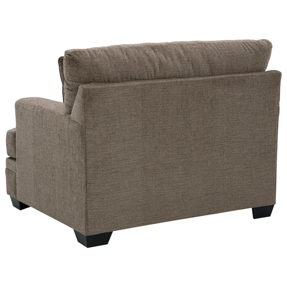 Ashley Stonemeade Chair and a Half with Ottoman in Nutmeg, , large