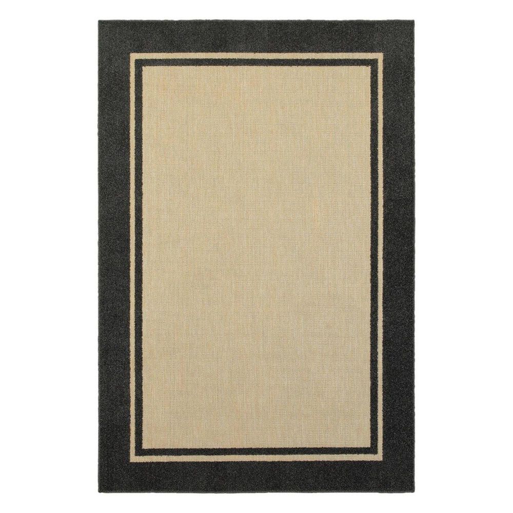 Oriental Weavers Cayman 5594K 5"3" x 7"6" Sand/Charcoal Area Rug, , large