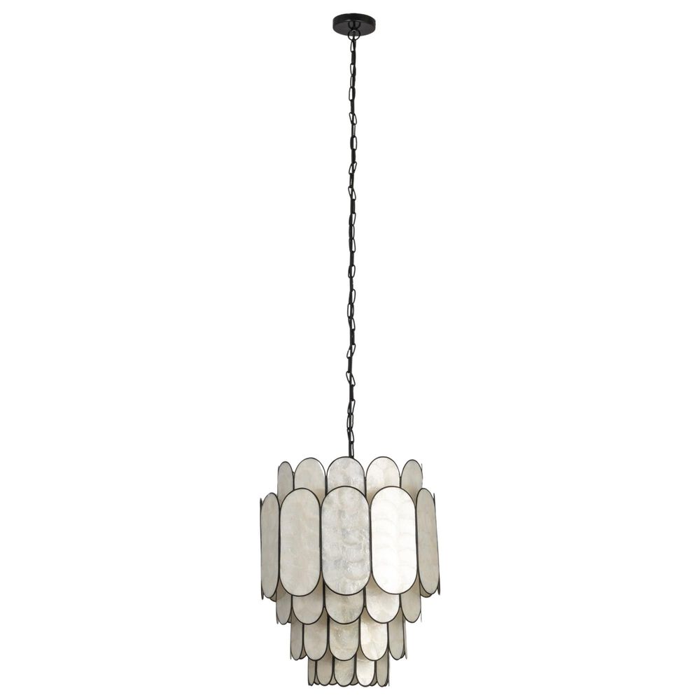 Creative Coop Gatsby 4-Tier Chandelier in Black, , large