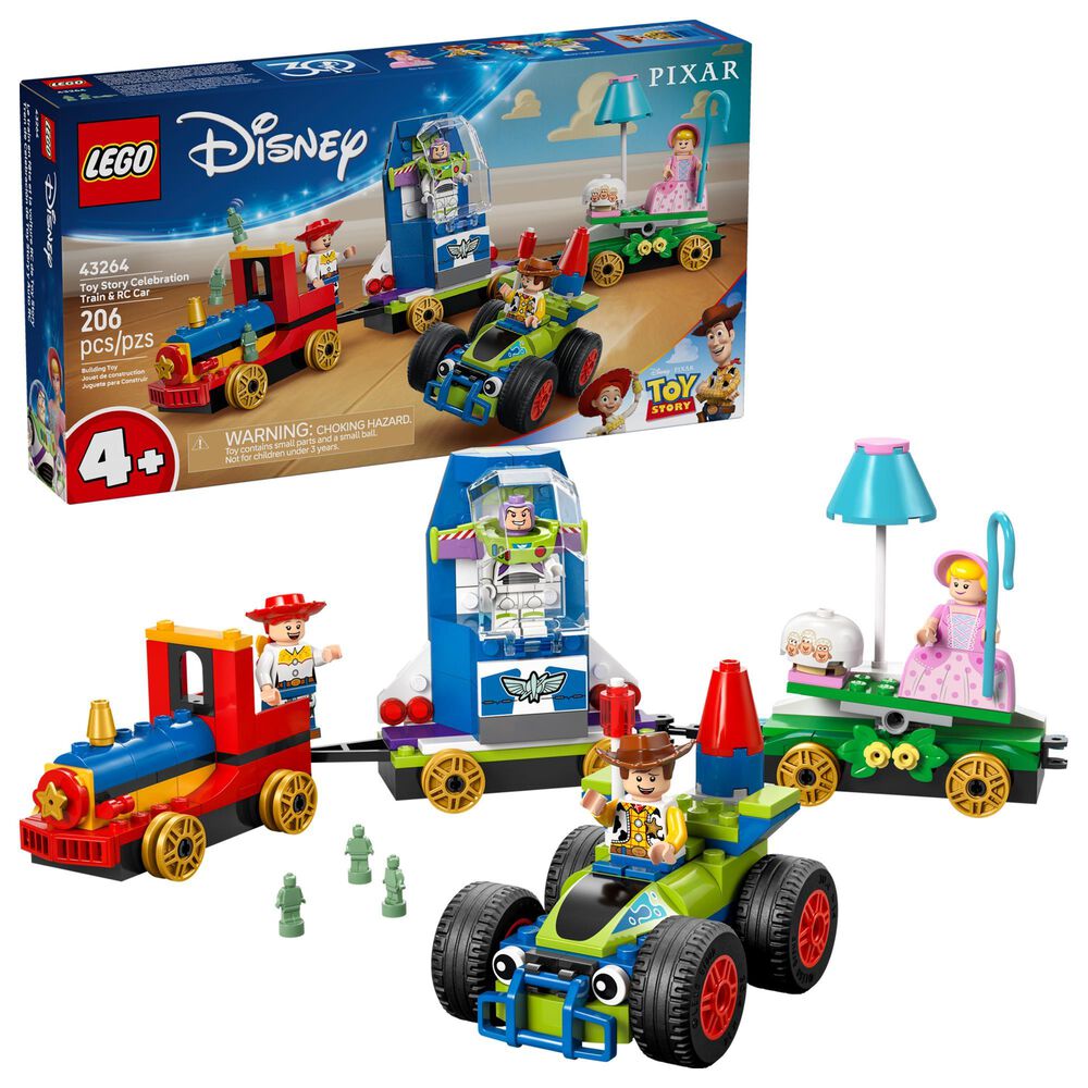 LEGO Toy Story Celebration Train and RC Car Building Set, , large