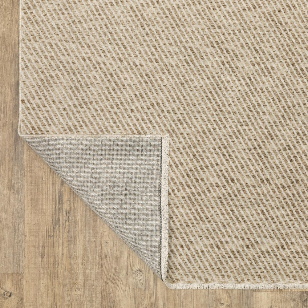 Oriental Weavers Echo Beige and Ivory 6&#39;7&quot; x 9&#39;6&quot; Area Rug, , large