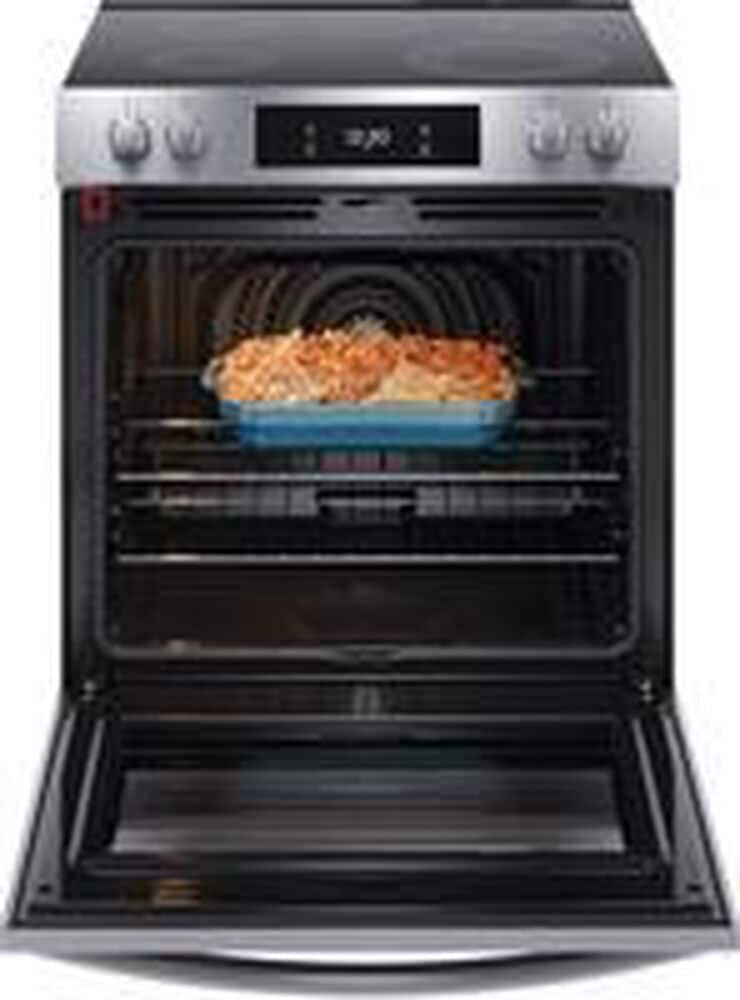 Frigidaire Gallery 30&quot; Front Control Electric Range with Total Convection in Stainless Steel, , large