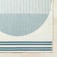 Surya Alfresco 2"5" x 4"5" Light Silver, Beige, Charcoal and Nickel Indoor/Outdoor Area Rug, , large