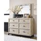 Signature Design by Ashley Halamay Dresser in White Waxed Finish, , large