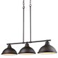 Golden Lighting Duncan 3-Light Pendant in Rubbed Bronze, , large