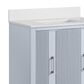 37B Fenwick 30" Single Bathroom Vanity in Soft Blue with Glossy White Composite Stone Top and Backsplash, , large