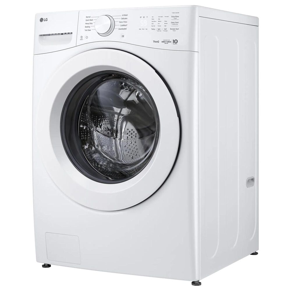 LG 4.5 Cu. Ft. Smart Front Load Washer in White, , large