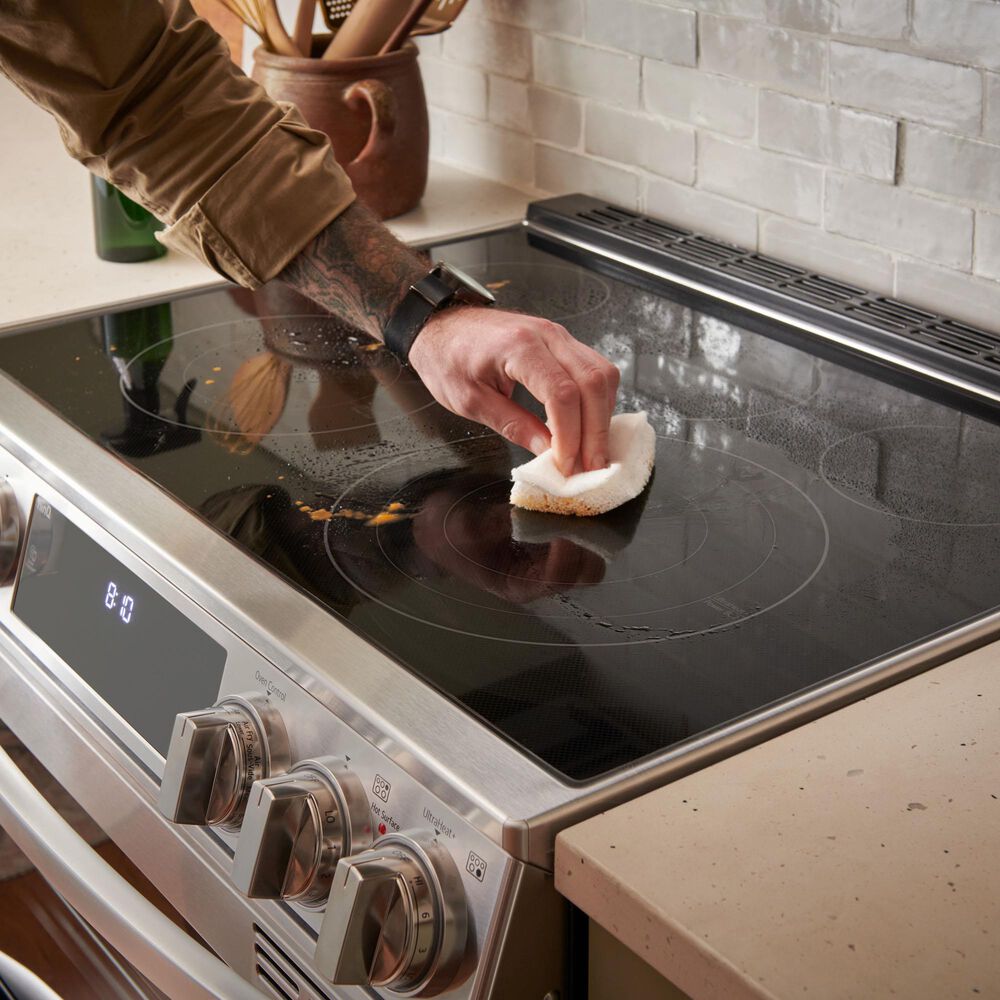LG Electric Double Oven Slide-In Range, , large
