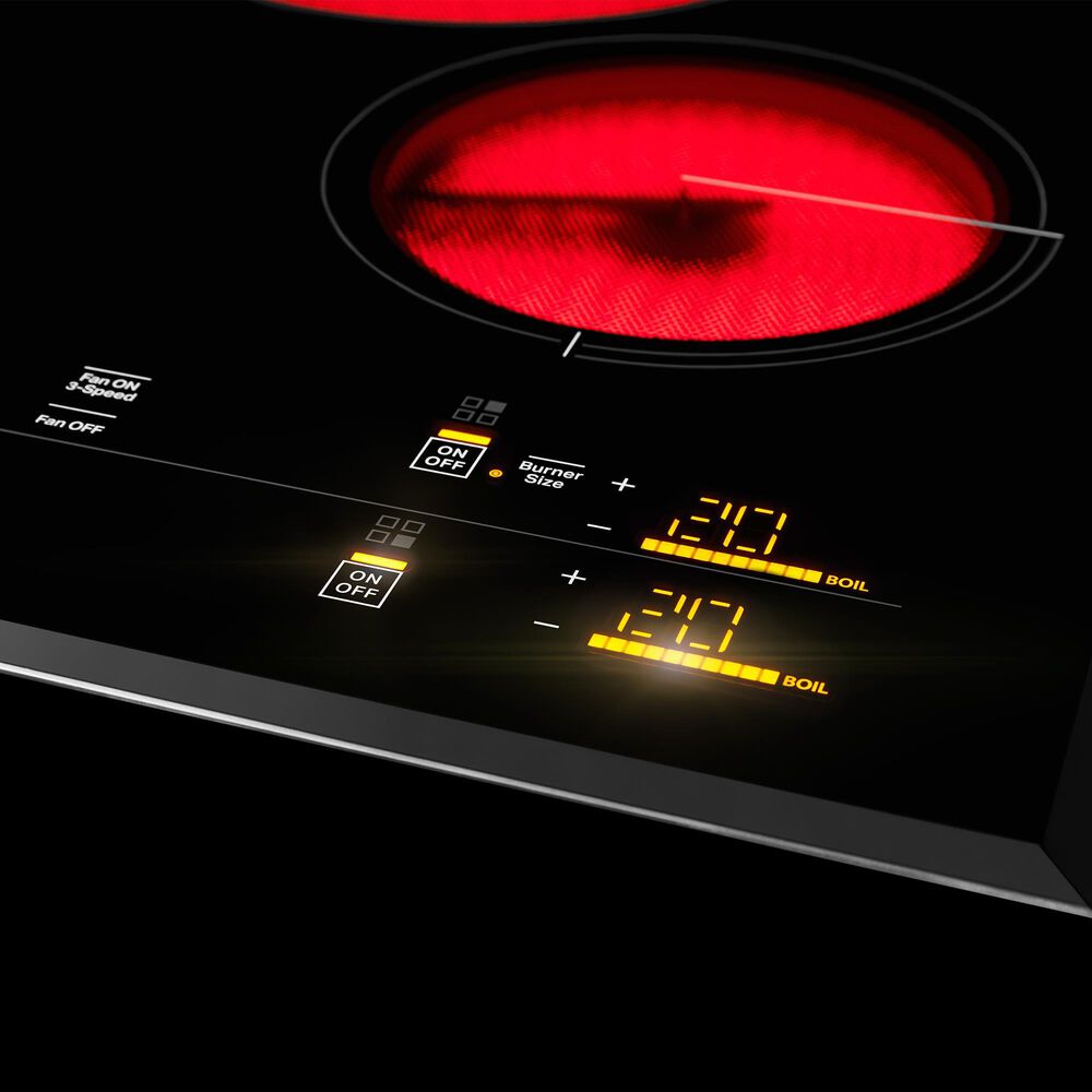 JennAir Oblivion 36&quot; Electric Cooktop with 5 Elements in Black, , large