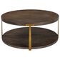 Uttermost Palisade Coffee Table in Coffee Oak and Antique Gold, , large