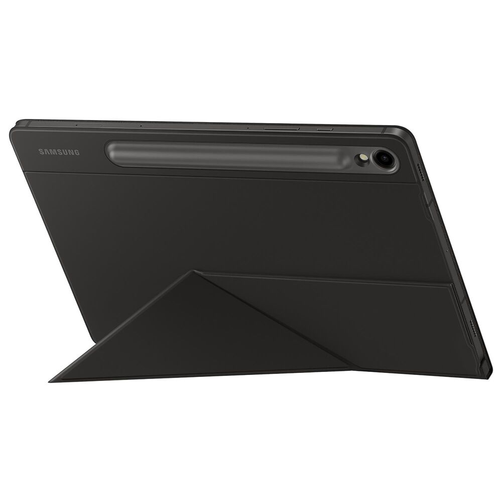 Samsung Smart Book Cover for Galaxy Tab S9/Tab S9 FE in Black, , large