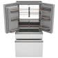 Cafe 22.3 Cu. Ft. 4-Door French Door Refrigerator in Platinum Glass, , large
