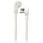 Helios 12-Outlet Surge Protector with 2 USB Charging Ports in White, , large