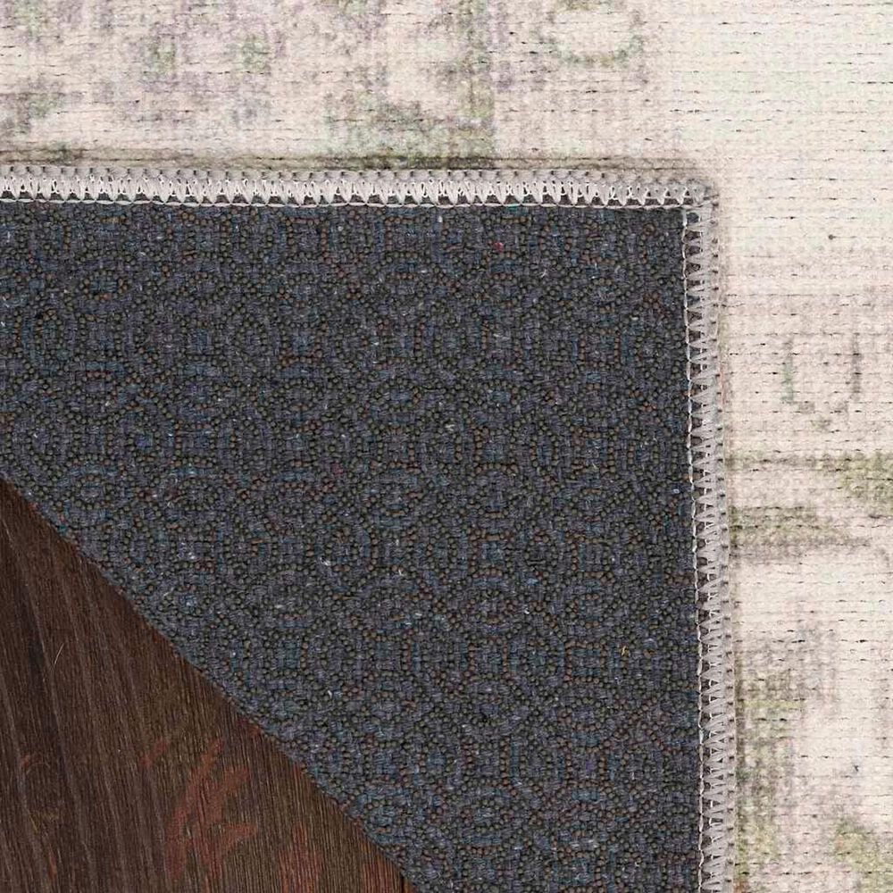 Nourison Vintage Washables Green 9' x 12' Area Rug, , large