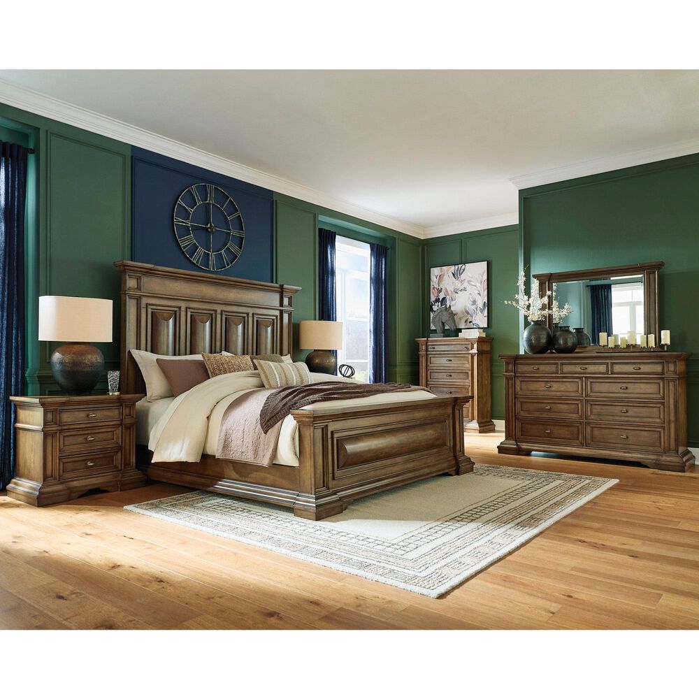 Millenium Frantanna King Panel Bed in Brown, , large