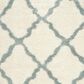Safavieh Dallas Shag SGD257J-4 4" x 6" Ivory/Light Blue Area Rug, , large