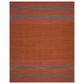 Safavieh Montauk MTK214B 9" x 12" Orange and Red Area Rug, , large